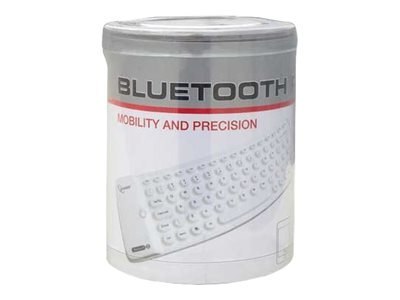 Gembird KB-BTF1-W-US - Klawiatura - bezprzewodowa - Bluetooth - US - biały