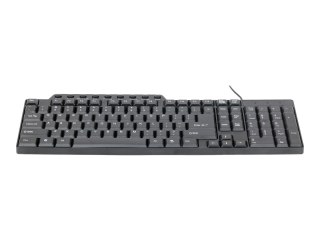 Gembird KB-UM-104 - Klawiatura - USB - US - czarny