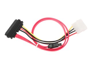 Gembird - Kabel SATA - Serial ATA 150/300/600 - SATA combo (F) do 4 piny zasilanie wewnętrzne, SATA - 35 cm
