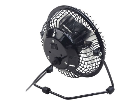 Gembird NF-03 - Wentylator - stołowy - 10 cm - USB - czarny