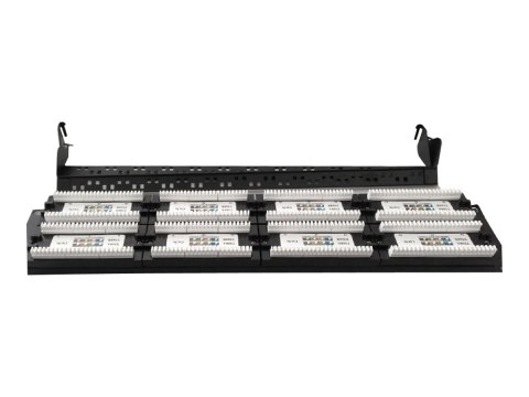 Gembird NPP-C548CM-001 - Panel krosowniczy z elementem do porządkowania kabli - CAT 5e - czarny - 2U - 19" - liczba portów — 48