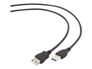 Gembird Professional series - Przedłużacz kabla USB - USB (F) do USB (M) - USB 2.0 - 3 m - odlewany - czarny