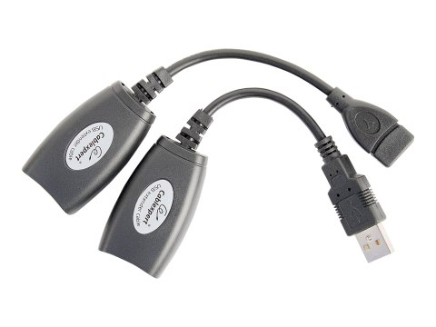 Gembird - Przedłużacz USB - USB - RJ-45 / 4 pin USB Typ A - do 30 m