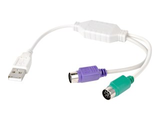 Gembird UAPS12 - Przejściówka klawiatury/myszy - USB