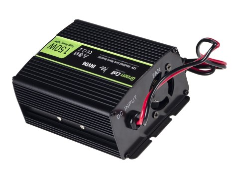 Green Cell - Inwerter DC na AC - 12 V - 150 wat - czarny