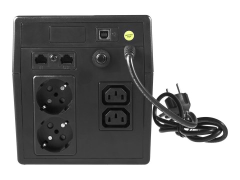 Green Cell Micropower 1000VA - UPS - AC 220/230/240 V - 600 wat - 1000 VA - 7 Ah - USB - złącza wyjściowe: 4