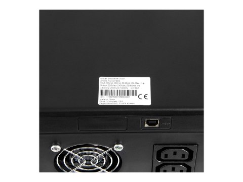 Green Cell Microsine 2000VA LCD - UPS - AC 220/230/240 V - 1400 wat - 2000 VA - 9 Ah - USB - złącza wyjściowe: 4
