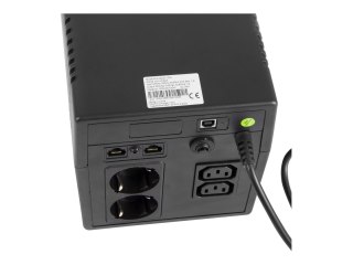 Green Cell Microsine - UPS - AC 220/230/240 V - 700 wat - 1000 VA - 7 Ah - USB - złącza wyjściowe: 4