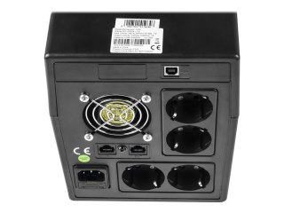 Green Cell UPS Micropower 1500VA - UPS - AC 220/230/240 V - 900 wat - 1500 VA - 9 Ah - USB, Ethernet - złącza wyjściowe: 4