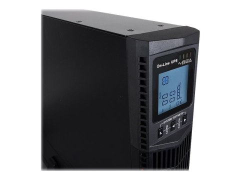 Green Cell UPS Online RTII - UPS - AC 110-290 V - 2700 wat - 3000 VA - 1 faza - 9 Ah - USB - złącza wyjściowe: 6
