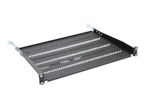 KatLink TN-19-350-1U-BK - Półka do stojaka - czarny, RAL 9005 - 1U - 19"