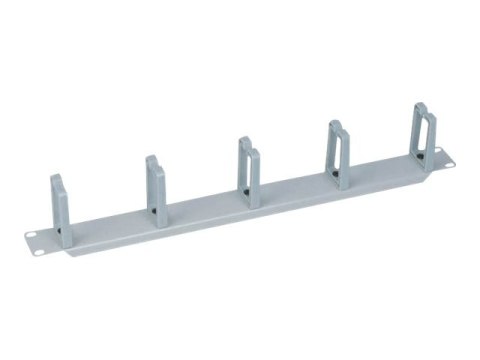 LogiLink - Belka do porządkowania kabli w szafie typu rack - jasnoszary, RAL 7035