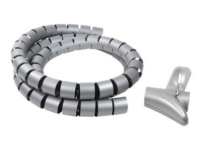 LogiLink Cable Spiral Wrapping Band - Owijka kabla - 1.5 m - szary