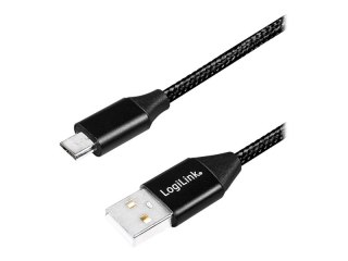 LogiLink - Kabel USB - USB (M) do Micro-USB Typ B (M) - USB 2.0 - 30 cm - czarny
