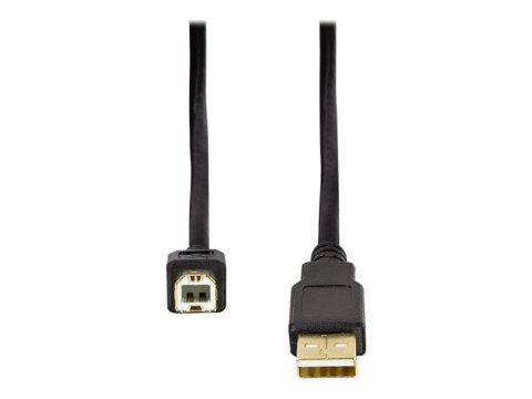 LogiLink - Kabel USB - USB (M) do USB Typ B (M) - USB 2.0 - 10 m - aktywny, zasilanie USB - czarny