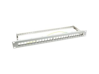 LogiLink - Krosownica - STP - RJ-45 X 24 - jasnoszary, RAL 7035 - 1U