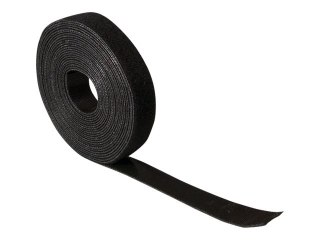 LogiLink - Opaska na kabel - 10 m - czarny
