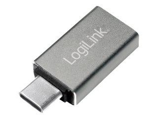 LogiLink - Przejściówka USB - USB (F) do USB-C (M) - USB 3.1 Gen1 - srebrny
