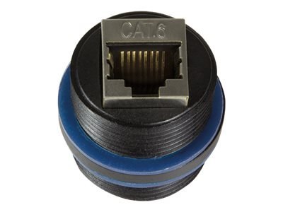 LogiLink - Sprzęgacz sieciowy - RJ-45 (F) do RJ-45 (F) - podwójne ekranowanie - CAT 6 - do użytku na zewnątrz budynków
