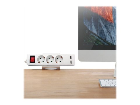 LogiLink Table mount clamp-on cable organizer - Zacisk organizera kabli