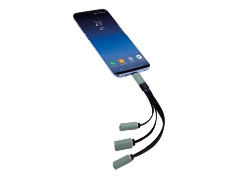 LogiLink USB-C hub, 3-Port - Koncentrator - 3 x SuperSpeed USB 3.0 - stacjonarny