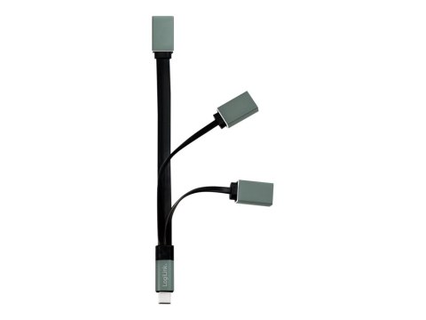 LogiLink USB-C hub, 3-Port - Koncentrator - 3 x SuperSpeed USB 3.0 - stacjonarny