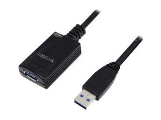 LogiLink USB3.0 Repeater Cable - Przedłużacz USB - USB, USB 2.0, USB 3.0 - do 5 m