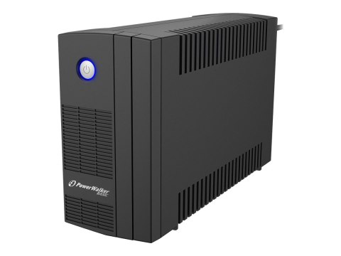 PowerWalker Basic VI 1000 SB FR - UPS - AC 162-290 V - 600 wat - 1000 VA - 5 Ah - USB - złącza wyjściowe: 3