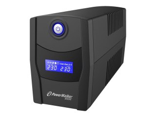 PowerWalker Basic VI 800 STL FR - UPS - AC 162-290 V - 480 wat - 800 VA - 7.2 Ah - USB - złącza wyjściowe: 2