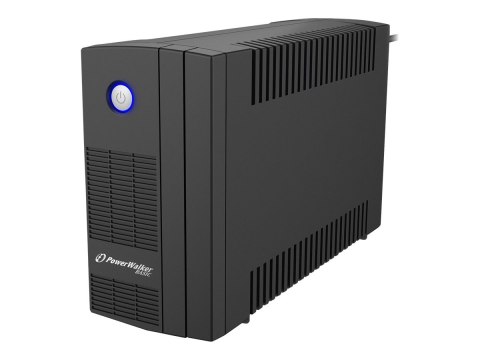 PowerWalker Basic VI 850 SB FR - UPS - AC 162-290 V - 480 wat - 850 VA - 6 Ah - USB - złącza wyjściowe: 2