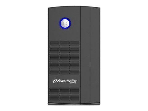 PowerWalker Basic VI 850 SB FR - UPS - AC 162-290 V - 480 wat - 850 VA - 6 Ah - USB - złącza wyjściowe: 2