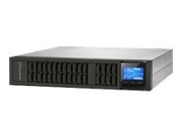 PowerWalker VFI 3000 CRS - UPS (montowany w szafie rack / zewnętrzny) - 2400 wat - 3000 VA - bez baterii - RS-232, USB - złącza 
