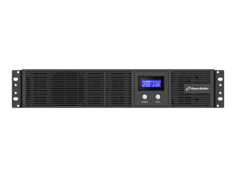 PowerWalker VI 3000 RLE - UPS (montowany w stojaku) - AC 230 V - 1800 wat - 3000 VA - 7.2 Ah - USB, RS-232 - złącza wyjściowe: 8