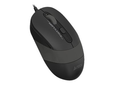 A4Tech FSTYLER Collection FM10 - Mysz - optyczna - 4 przyciski - przewodowa - USB - szary