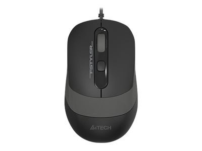 A4Tech FSTYLER Collection FM10 - Mysz - optyczna - 4 przyciski - przewodowa - USB - szary
