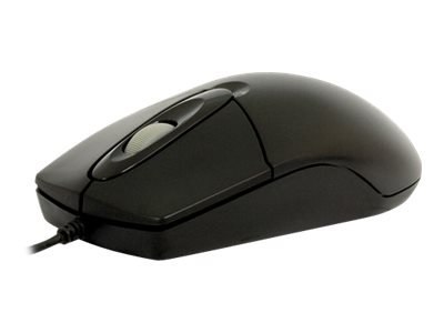 A4Tech OP-720 - Mysz - optyczna - 3 przyciski - przewodowa - USB - czarny