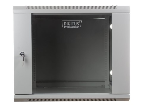 DIGITUS Professional DN-WU19 09U/600 - Szafa - do montażu na ścianie - szary, RAL 7035 - 9U - 19"