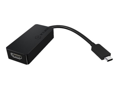 ICY BOX IB-AC534-C - Zewnętrzny adapter wideo - USB-C - HDMI - czarny