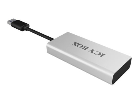 ICY BOX IB-AC6104 - Koncentrator - 4 x SuperSpeed USB 3.0 - stacjonarny