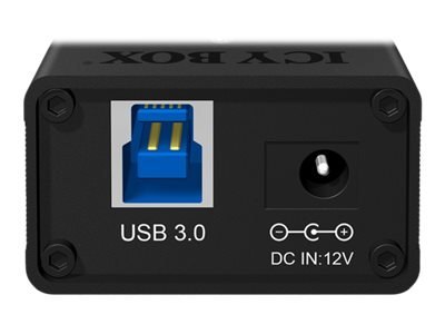 ICY BOX IB-AC6113 - Koncentrator - 13 x SuperSpeed USB 3.0 - stacjonarny