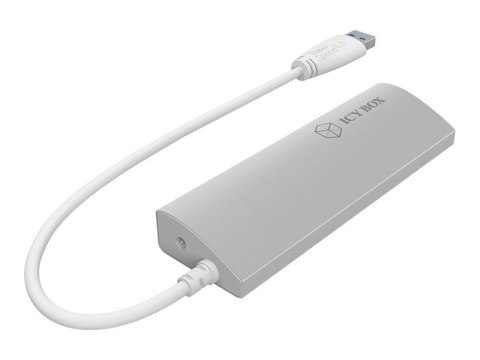 ICY BOX IB-AC6401 - Koncentrator - 4 x SuperSpeed USB 3.0 - stacjonarny