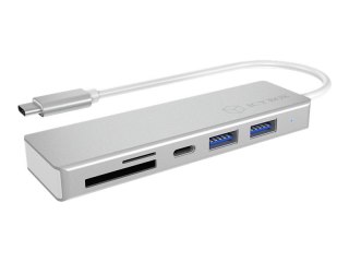 ICY BOX IB-HUB1413-CR - Stacja dokująca - USB-C