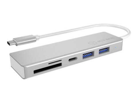 ICY BOX IB-HUB1413-CR - Stacja dokująca - USB-C
