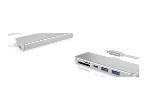 ICY BOX IB-HUB1413-CR - Stacja dokująca - USB-C