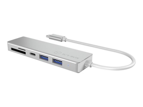 ICY BOX IB-HUB1413-CR - Stacja dokująca - USB-C