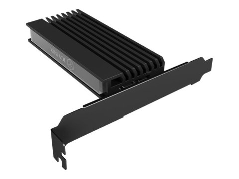 ICY BOX IB-PCI214M2-HSL - Przejściówka interfejsu - M.2 - M.2 Card - PCIe 4.0 x4 - czarny