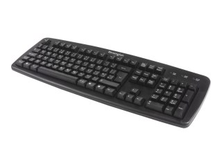 Kensington ValuKeyboard - Klawiatura - USB - Wielka Brytania - czarny