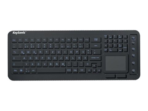 KeySonic KSK-6231 - Klawiatura - USB - QWERTZ - Niemcy - wodoszczelne - czarny