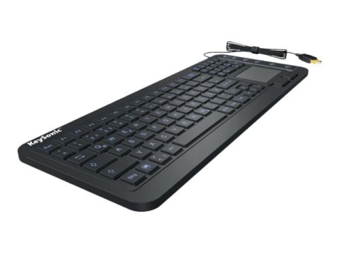 KeySonic KSK-6231 - Klawiatura - USB - QWERTZ - Niemcy - wodoszczelne - czarny