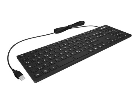 KeySonic KSK-8030 IN - Klawiatura - USB - US - czarny